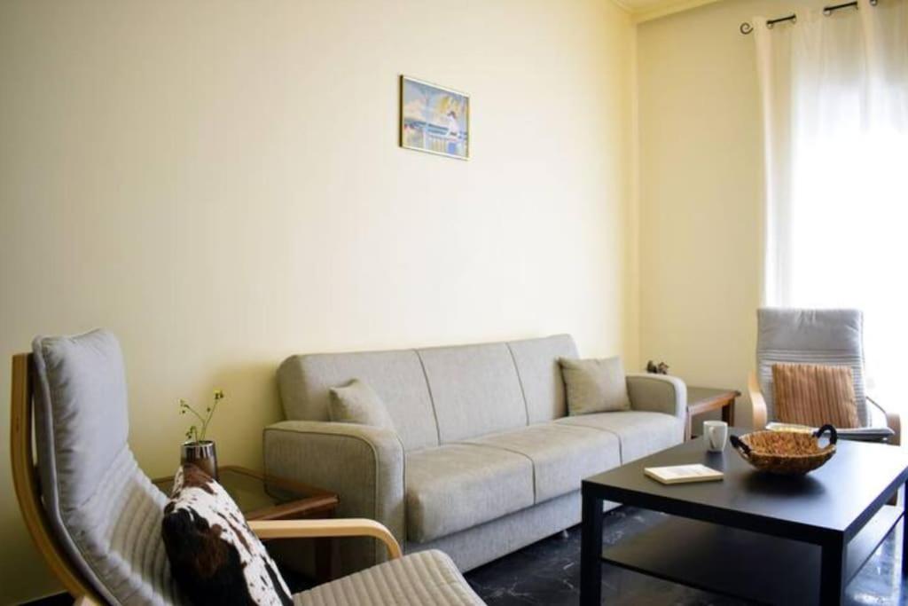 Marble Cool 2-Bedroom Down Town Yard House Kíssamos Eksteriør bilde